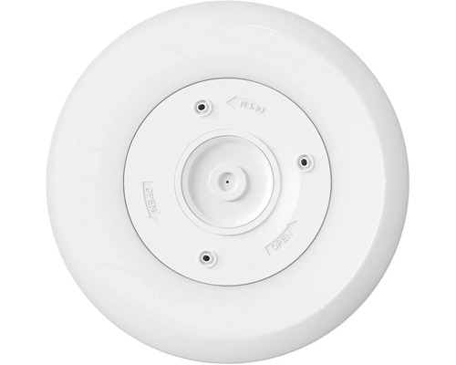 Biele revízne dvierka, okrúhly tvar