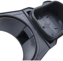 Plastový upevňovací prvok pre sanitárne aplikácie