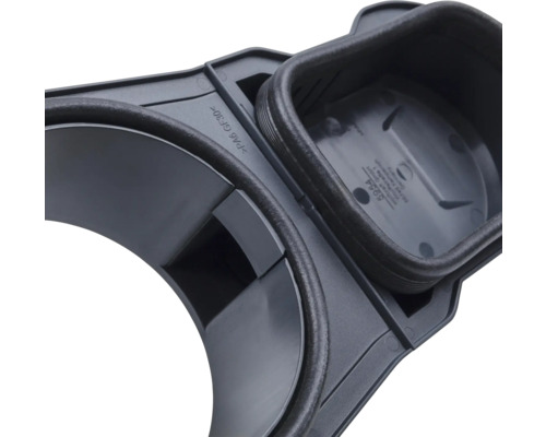 Plastový upevňovací prvok pre sanitárne aplikácie