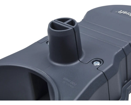 Detailný pohľad na nástroj s otvorom pre skrutky do maximálne 100 milimetrov