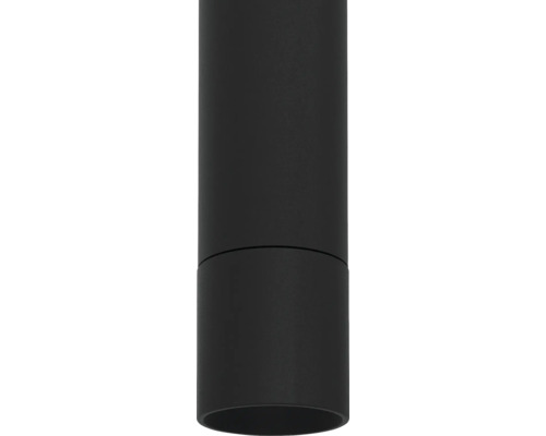 Čierne stropné svietidlo