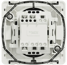Detailný pohľad na vypínač so svorkami a logom Schneider Electric