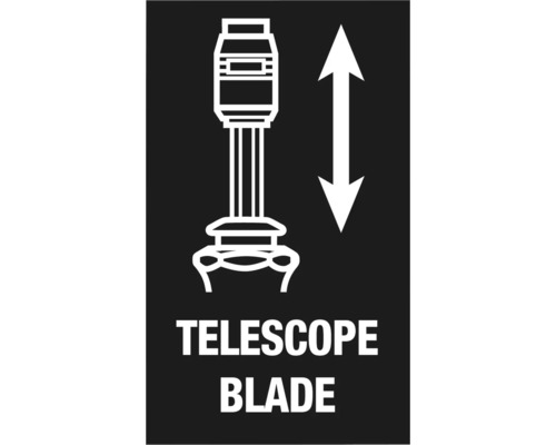 Teleskopická čepeľ