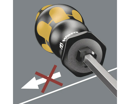 Šesťhranný kľúč s logom Wera a ergonomickou rukoväťou