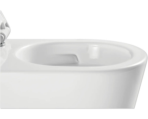 Detail bielej toalety