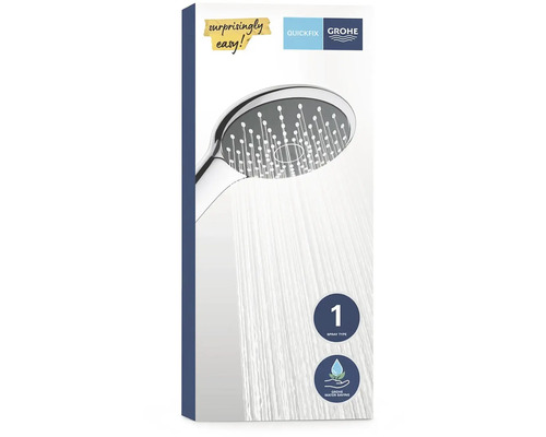 Balenie ručnej sprchy Grohe s funkciou úspory vody