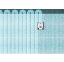 Bazén s čistiacim robotom