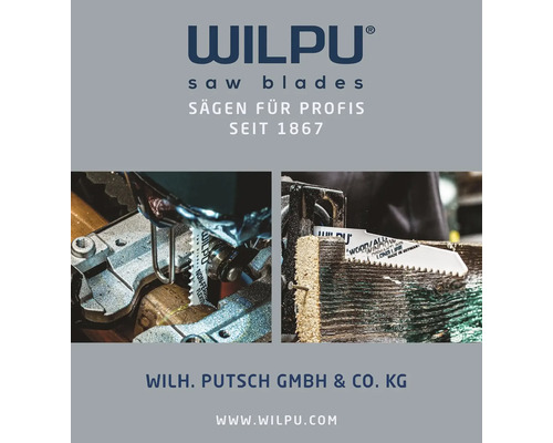 Pílové listy Wilpu pre profesionálov používané pri rezaní obrobkov