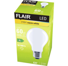 Balenie LED žiarovky Flair A60 E27 2700 Kelvin teplá biela
