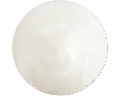 Biela sklenená guľa