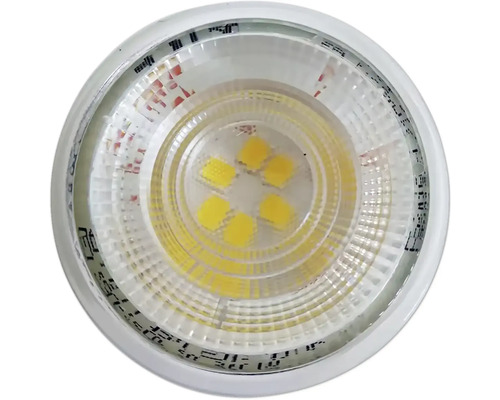 Pohľad zhora na LED žiarovku