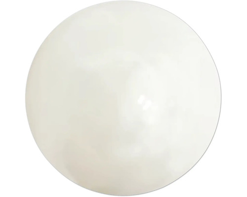 Biela sklenená guľa