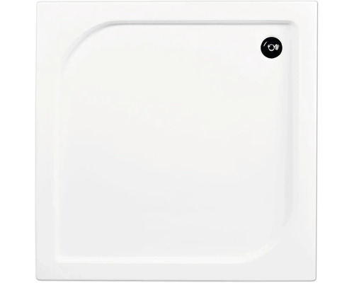 Štvorcová sprchová vanička s odtokom