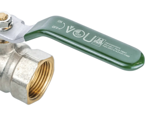 Mosadzný guľový kohút s pákovou rukoväťou