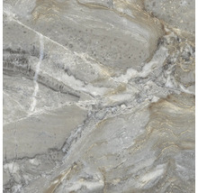 Detailný záber sivej keramickej dlaždice s mramorovou štruktúrou