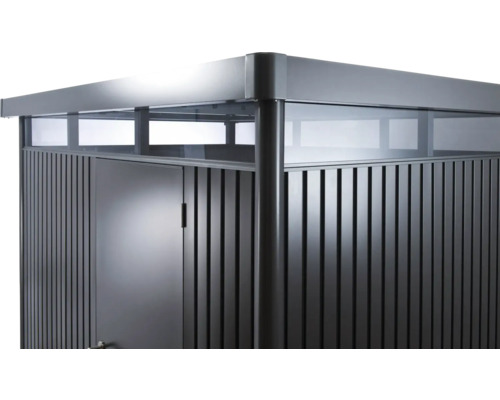 Box na smetné nádoby s dverami a oknami