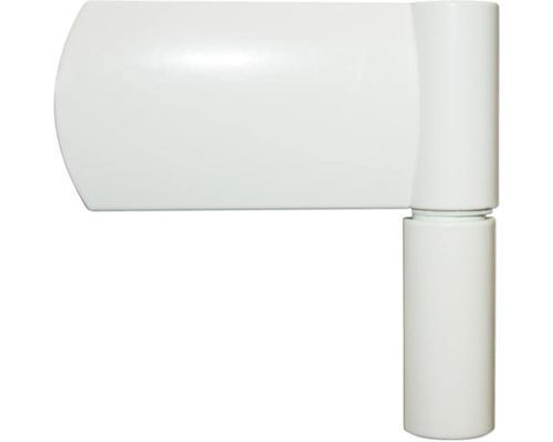 Biely dverný záves