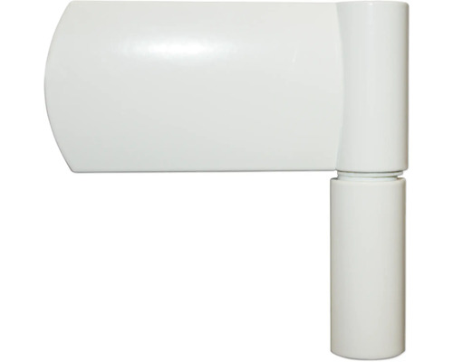 Biely dverný záves