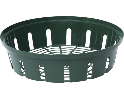 Okrúhly plastový závesný kvetináč s otvormi na vonkajšie použitie