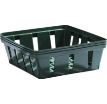 Plastový kôš štvorcového tvaru s perforovanými stenami