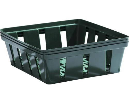 Plastový kôš štvorcového tvaru s perforovanými stenami