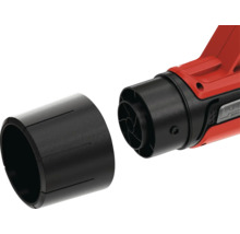 Detailný záber nástavca dúchadla s tryskou pre elektrické náradie