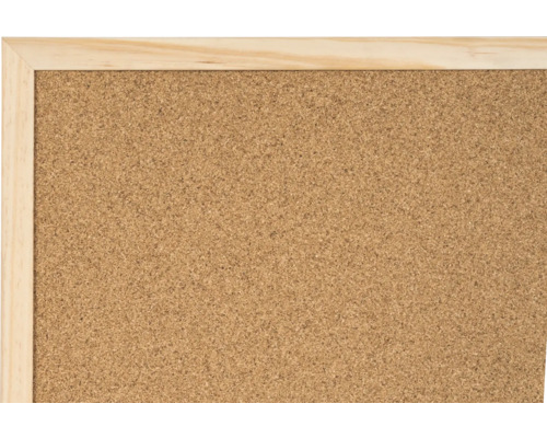 Korková nástenka s dreveným rámom
