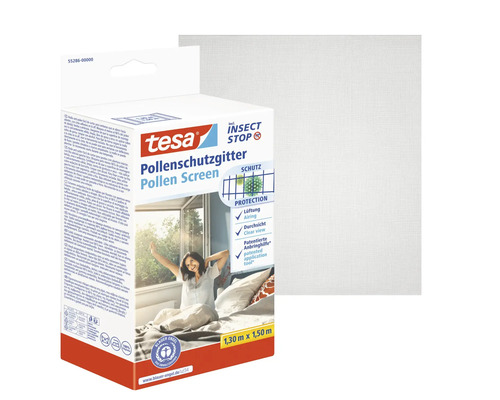 Tesa mriežka proti peľu na zastrihnutie, vrátane ochrany proti hmyzu