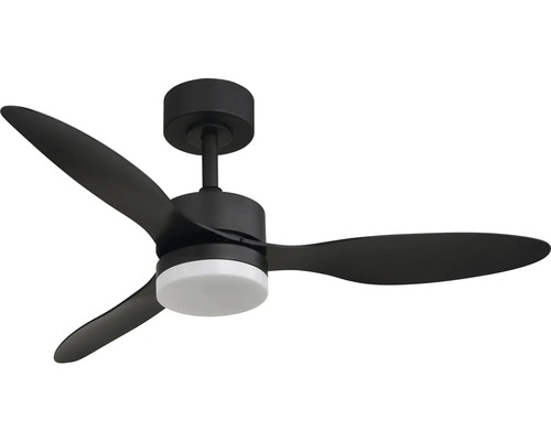 Stropný ventilátor s tromi lopatkami a integrovanou lampou