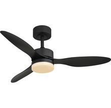Stropný ventilátor s tromi lopatkami a integrovaným osvetlením