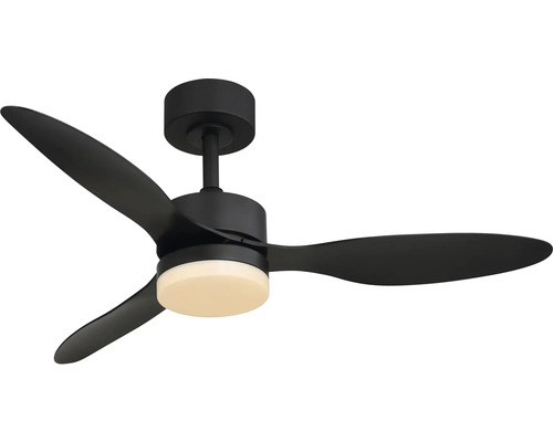 Stropný ventilátor s tromi lopatkami a integrovaným osvetlením