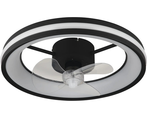 Stropný ventilátor s kruhovým LED osvetlením