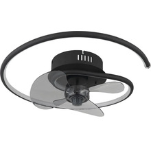 Stropný ventilátor s integrovaným LED osvetlením.