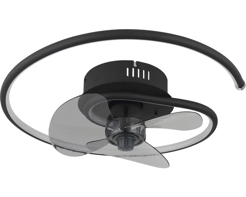 Stropný ventilátor s integrovaným LED osvetlením.