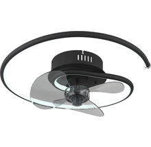 Stropný ventilátor s LED osvetlením a tromi lopatkami