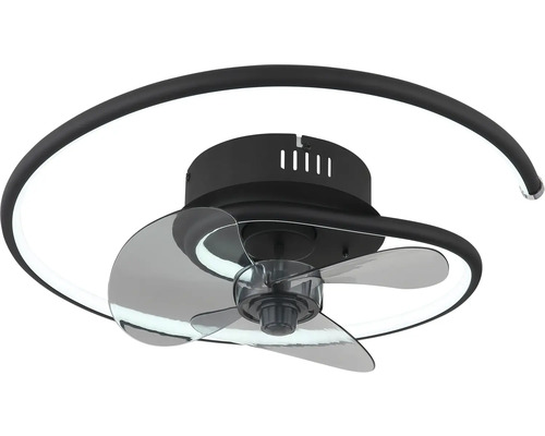 Stropný ventilátor s LED osvetlením a tromi lopatkami
