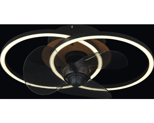 Stropný ventilátor s LED osvetlením
