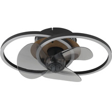Stropný ventilátor s tromi lopatkami a integrovaným osvetlením