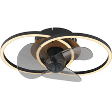 Stropný ventilátor s LED osvetlením a tromi lopatkami