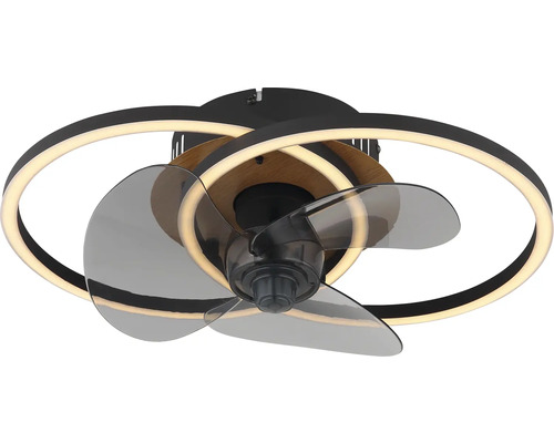 Stropný ventilátor s LED osvetlením a tromi lopatkami