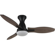 Stropný ventilátor s tromi lopatkami a integrovanou lampou