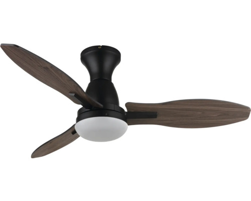 Stropný ventilátor s tromi lopatkami a integrovanou lampou
