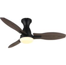 Stropný ventilátor s tromi lopatkami a integrovanou lampou