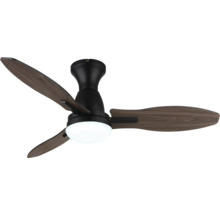 Stropný ventilátor s tromi lopatkami a integrovanou lampou