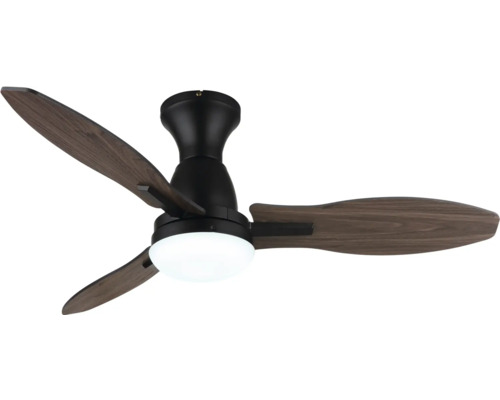 Stropný ventilátor s tromi lopatkami a integrovanou lampou