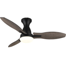 Stropný ventilátor s tromi lopatkami a integrovanou lampou