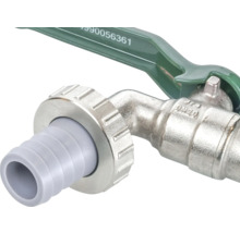 Rohový kohút s hadicovým nástavcom a pákovou rukoväťou