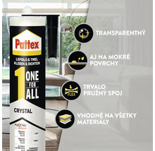 Pattex One For All Crystal lepenie a tesnenie kartuše