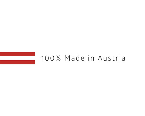 Vyrobené v Rakúsku zo 100 percent