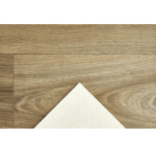 Vinylová podlaha so vzhľadom dreva s bielym vzorkom